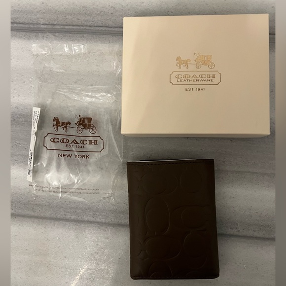 Coach Tri-Fold Wallet - Tobacco - F74539 - Picture 4 of 4